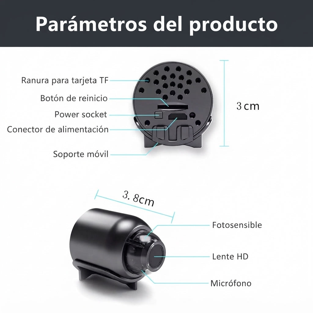 Mini Cámara Espía Seguridad X5, entérate de lo que ocurre en tu casa cuando tú no estás